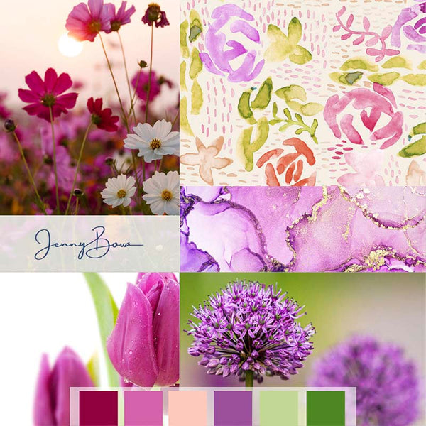February Color Design February Inspiration & Color - Jenny Bova | Art & Design