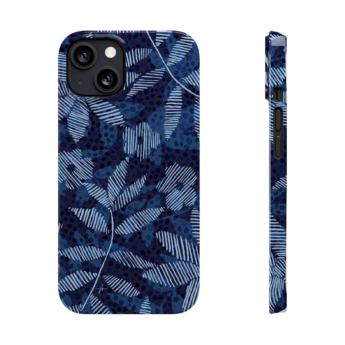 Striped Florals iPhone Case