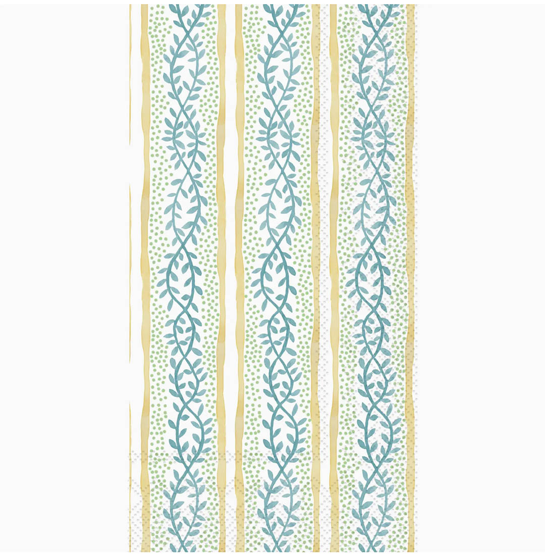 Azure & Ivy Stripe Guest Towels